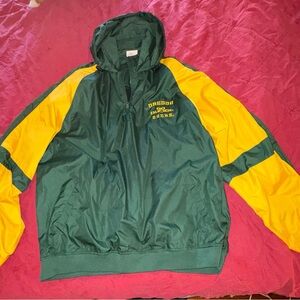 Oregon Ducks Green and Yellow Windbreaker